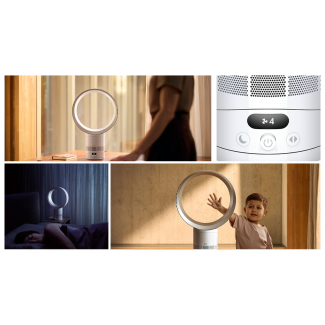 Dyson Cool™ CF1 Desk Fan - White/Silver | 586374-01 - Image 8