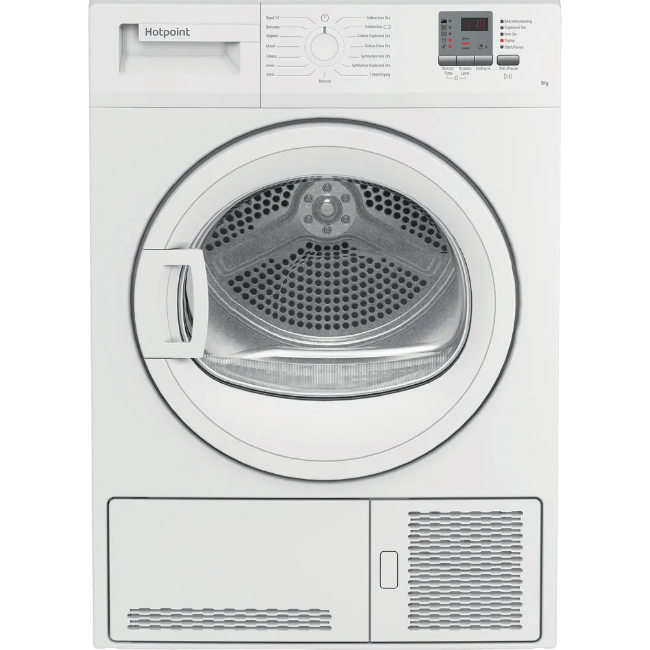 Hotpoint Condenser Dryer 8kg - White | CHDC82WWGDUK Hotpoint Condenser Dryer 8kg - White | CHDC82WWGDUK