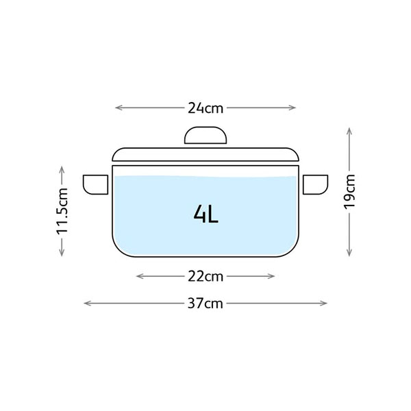 Judge 24cm Draining Pot, 4L | J337A - Image 4