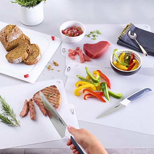 Zyliss 4-in-1 Chopping Board Set - White | E910052 - Image 5