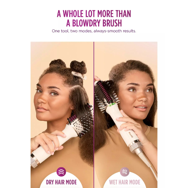 Shark SmoothStyle Hot Brush & Smoothing Comb with Storage Bag | HT212UK - Image 3 Shark SmoothStyle Hot Brush & Smoothing Comb with Storage Bag | HT212UK - Image 3