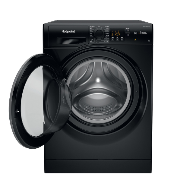 Hotpoint Anti-Stain Washing Machine 9kg 1400sp - Black | HNR9W64BSIRE - Image 3 Hotpoint Anti-Stain Washing Machine 9kg 1400sp - Black | HNR9W64BSIRE - Image 3