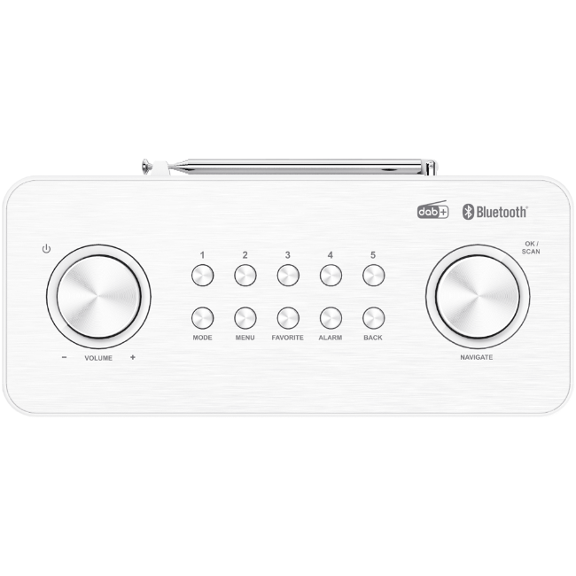 Kenwood Compact Stereo Radio - White| CR-ST80DAB-W - Image 4