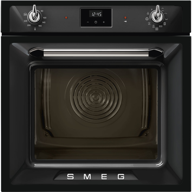 Smeg Victoria Single Oven - Black | SOP6900TN Smeg Victoria Single Oven - Black | SOP6900TN
