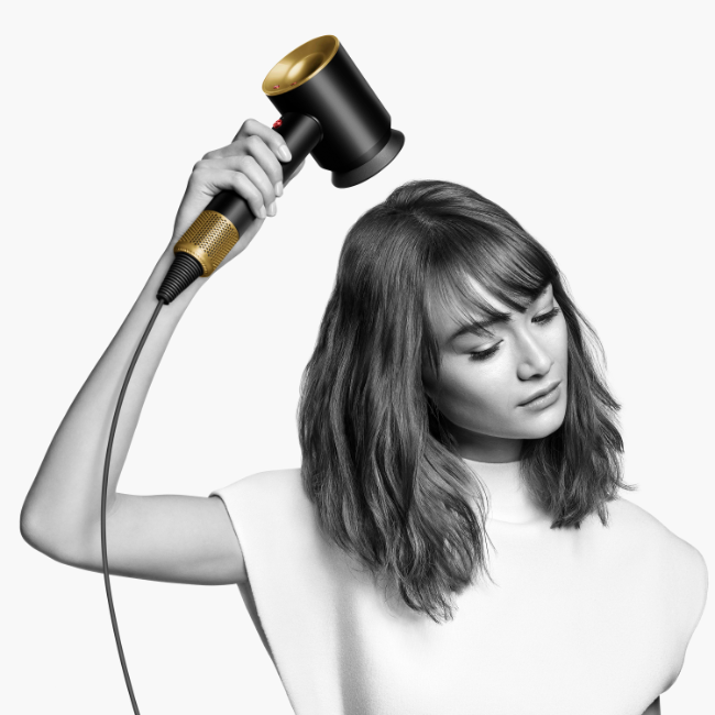 Dyson Supersonic Hair Dryer - Onyx & Gold | 533902-01 - Image 7