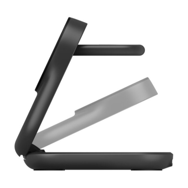Belkin 3-In-1 Foldable Magnetic Charger Qi2 25W | Black | WIZ037MYBK - Image 3