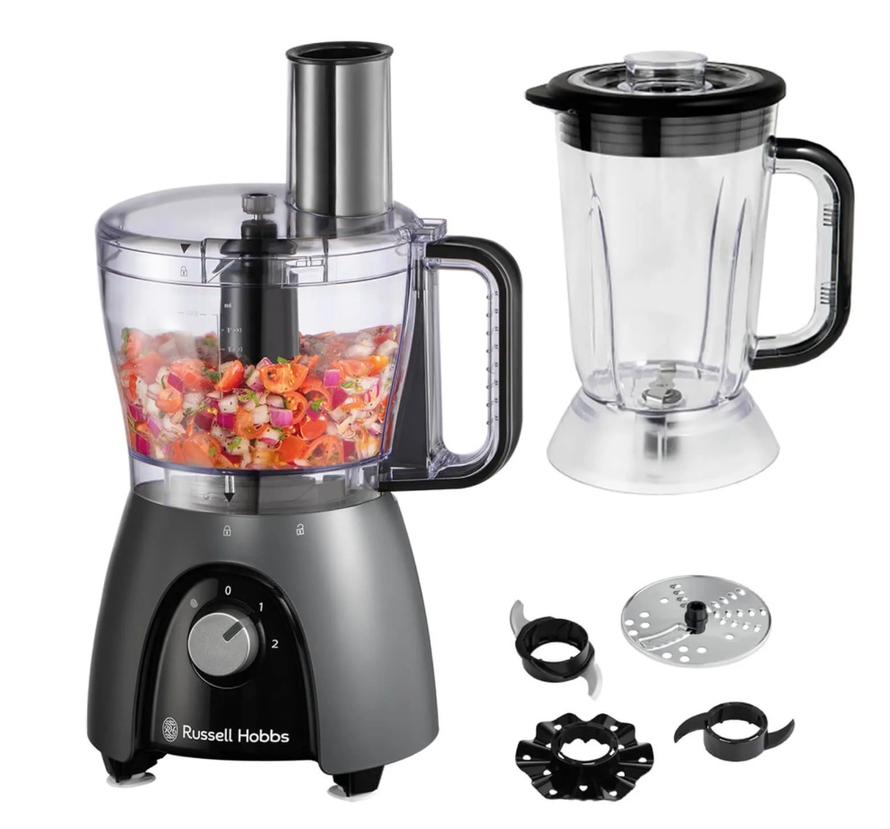 Russell Hobbs Desire Food Processor | Matte Charcoal | 27111 - Image 2