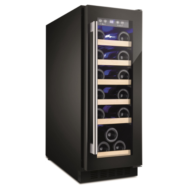 Amica 30cm Undercounter Freestanding Wine Cooler in Black | AWC300BL Amica 30cm Undercounter Freestanding Wine Cooler in Black | AWC300BL