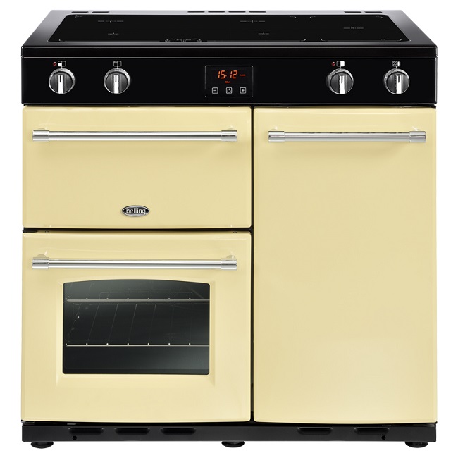 Belling Farmhouse 90cm All Electric Range Cooker FH90E - Cream Belling Farmhouse 90cm All Electric Range Cooker FH90E - Cream