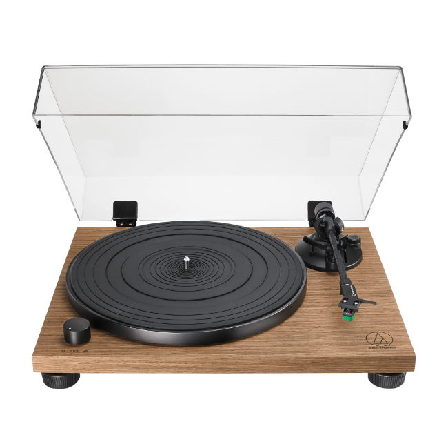 Audio Technica Fully Manual Belt-Drive Turntable - Wood Base | LPW40WN