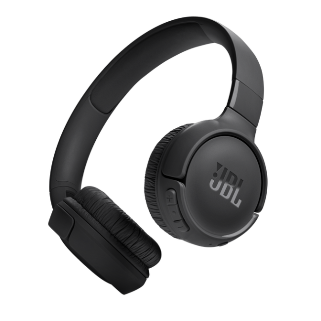 JBL Tune Wireless On Ear Headphones - Black | JBLT520BTBLKEU