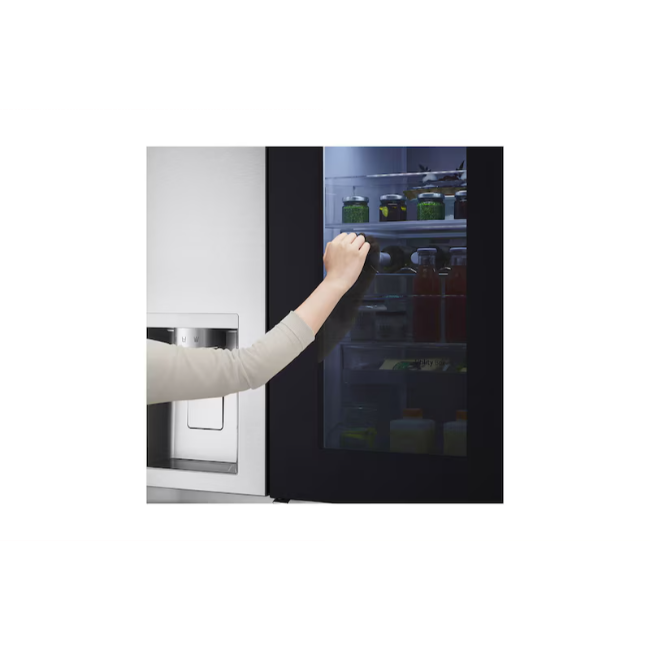 LG 628L InstaView™ Side-By-Side Fridge Freezer - Brushed Steel | GSXE91BSAD - Image 11