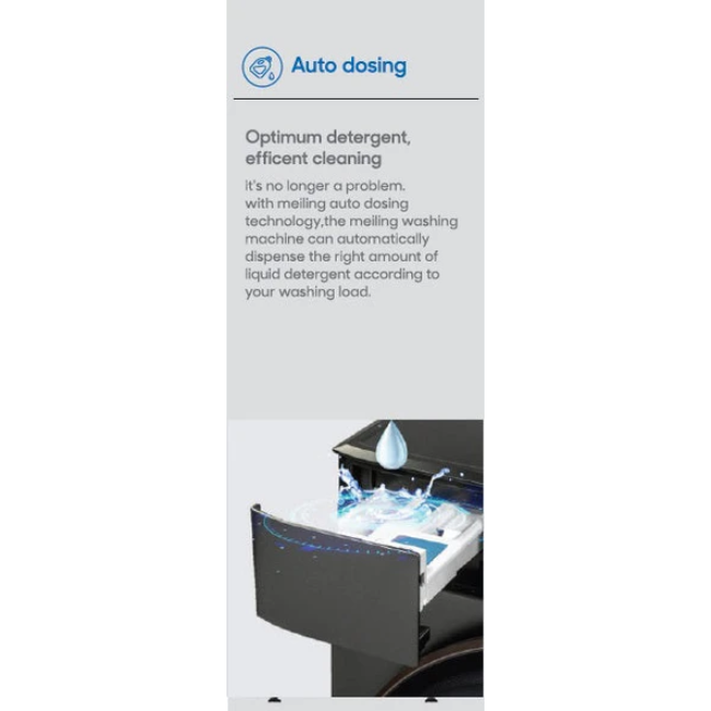Powerpoint 8Kg Washer Dryer - White | P328514MLW-B - Image 2 Powerpoint 8Kg Washer Dryer - White | P328514MLW-B - Image 2