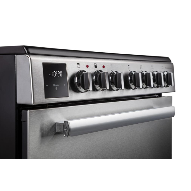 Rangemaster Professional Plus 60cm Ceramic Cooker - Steel/Chrome | PROPL60ECSS-C - Image 6