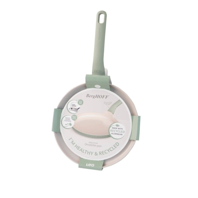 Berghoff Non Stick Omelette Pan | Sage | 3950457 - Image 2