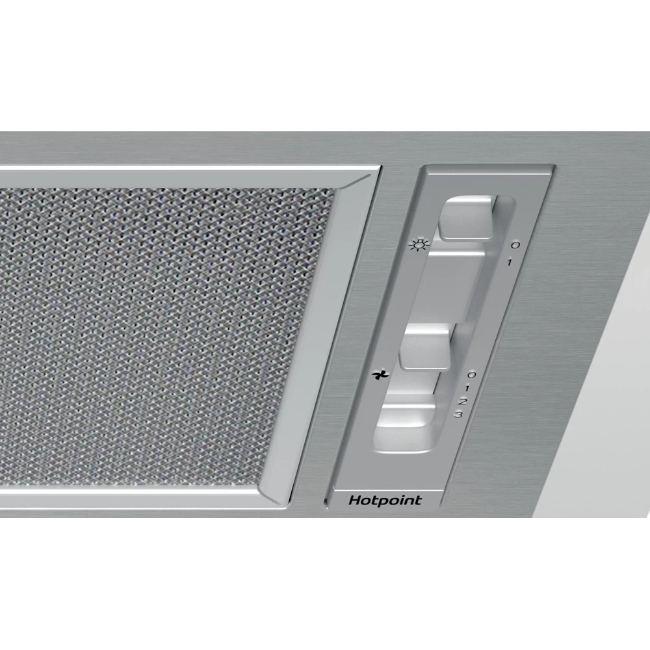 Hotpoint Integrated Cooker Hood - Inox | PCT 64 F L SS - Image 3