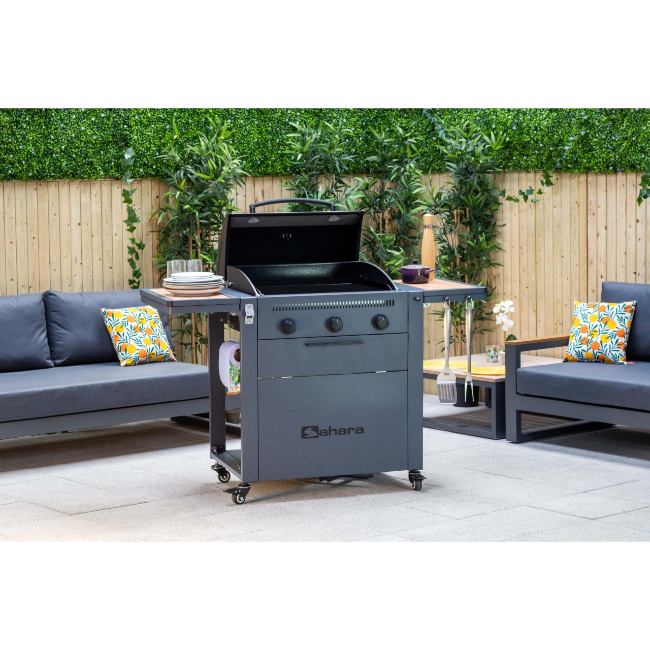 Sahara Griddle & Roast Gas BBQ - Grey | GRDLIR - Image 5