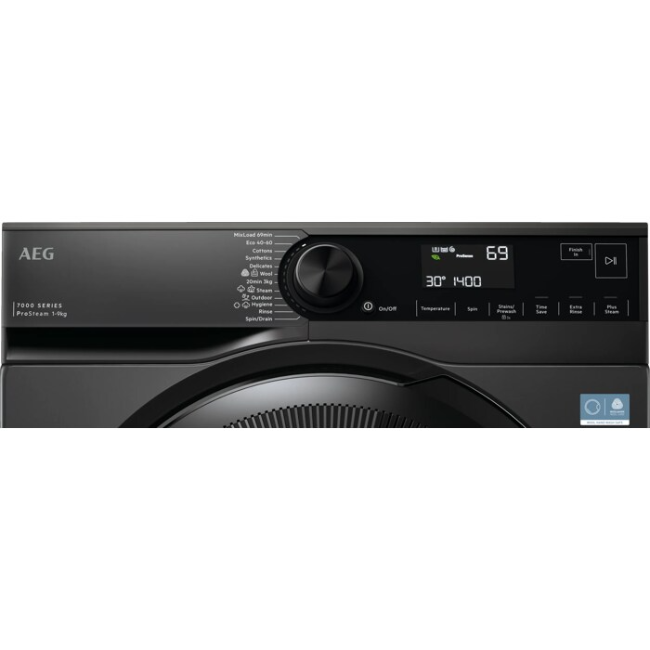 AEG 9kg Prosteam Washing Machine - Anthracite | LFSR7494U4B - Image 3