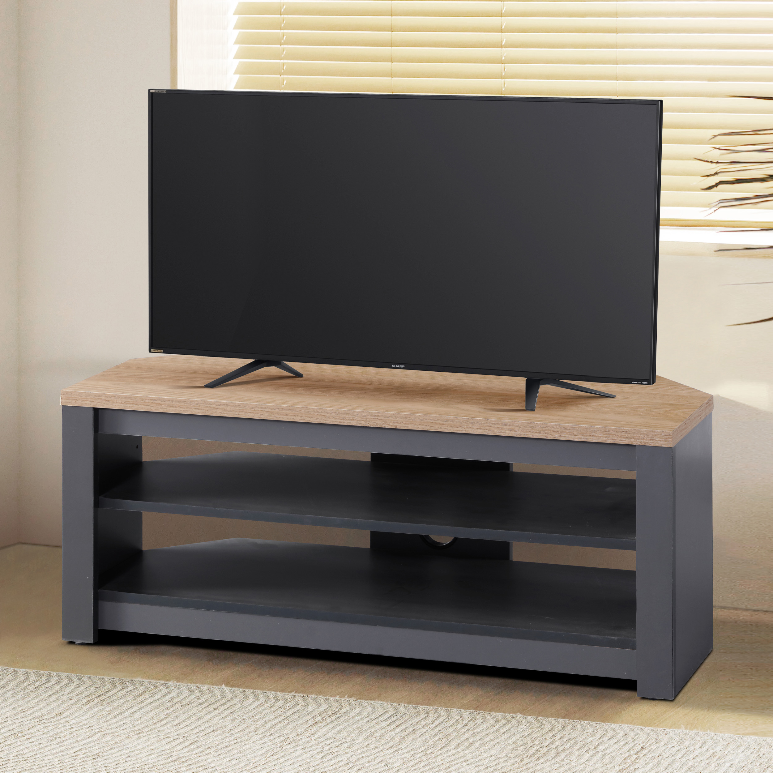 TTAP Memphis TV Stand 100cm - Grey | TVMP1000-GY - Image 5 TTAP Memphis TV Stand 100cm - Grey | TVMP1000-GY - Image 5
