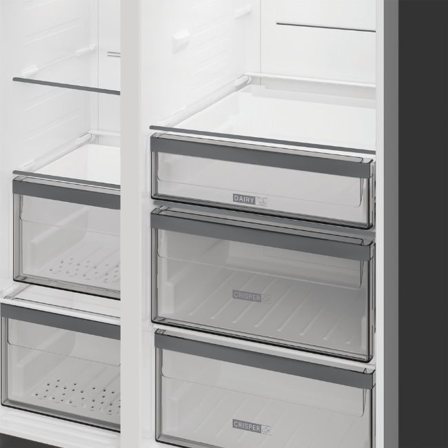 Whirlpool Side-By-Side American Fridge - Inox | WHG26574WXK5UK - Image 5