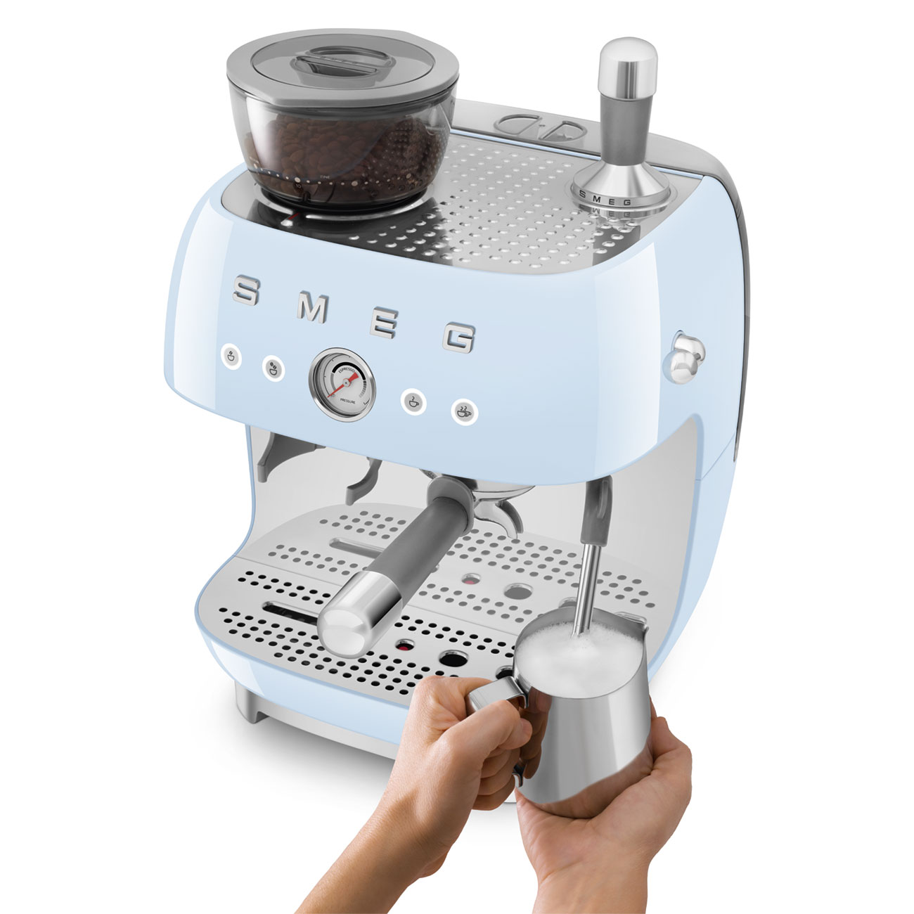 Smeg Espresso Bean To Cup Coffee Machine - Blue | EGF03PBUK - Image 5
