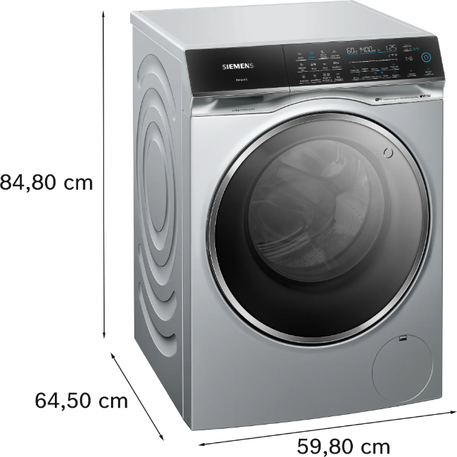 Siemens IQ700 Washer Dryer 10.5kg/6kg - Silver | WN54C2ATGB - Image 9