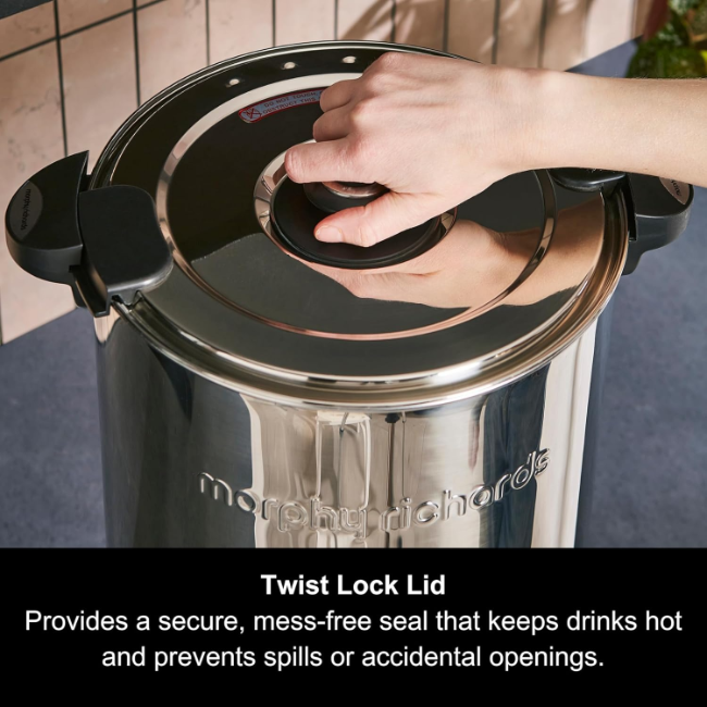 Morphy Richards 20L Stainless Steel Tea Urn | 140001 - Image 3
