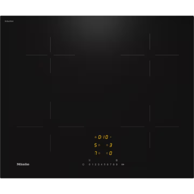 Miele Induction Hob with Onset Controls - Black | KM7361FL