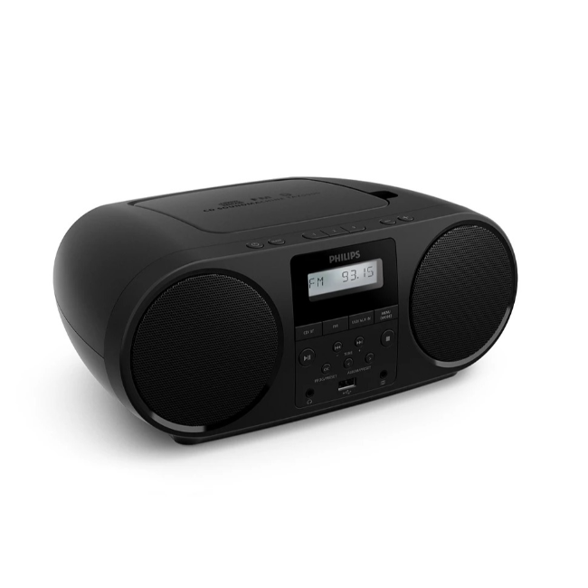 Philips CD Soundmachine | CD/FM Radio Player | Black | TAZ5000-10 - Image 3