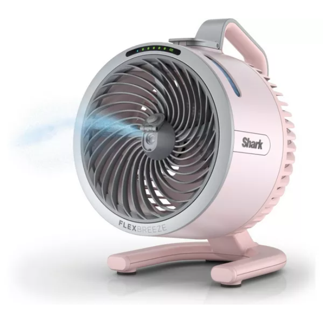 Shark FlexBreeze HydroGo Misting Fan | Ballet Pink | FA050UKPK