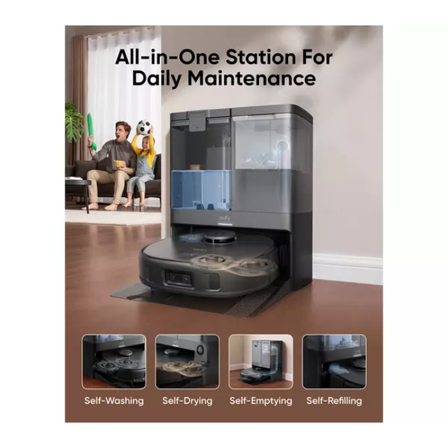 Eufy X10 Pro Omni Robot Vacuum - Black | T2351V11 - Image 4