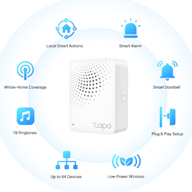 TP:Link Smart Hub with Chime | TAPO-H100 - Image 8