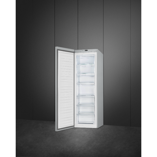 Smeg Freestanding No-Frost Freezer   - Stainless Steel | UKFF18EN2HX - Image 3