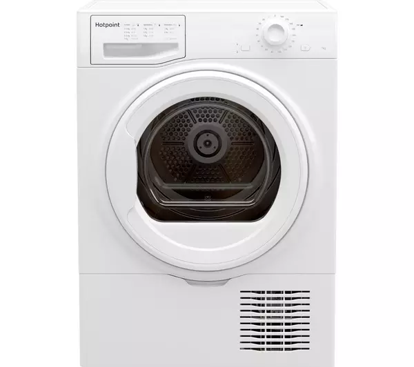 Hotpoint 8kg Condenser Dryer - White | H2D81WUK - Image 1 Hotpoint 8kg Condenser Dryer - White | H2D81WUK - Image 1
