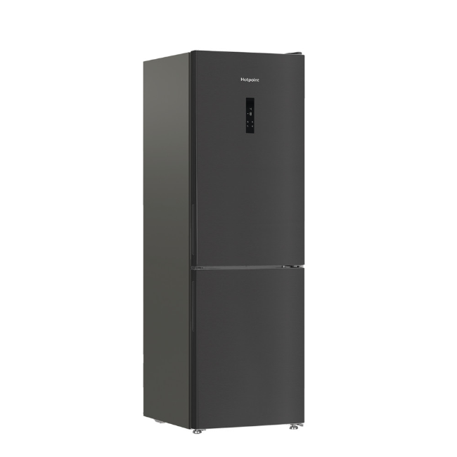 Hotpoint 50:50 Frost Free Fridge Freezer - Black Inox | HPK26363XBR5UK - Image 2 Hotpoint 50:50 Frost Free Fridge Freezer - Black Inox | HPK26363XBR5UK - Image 2