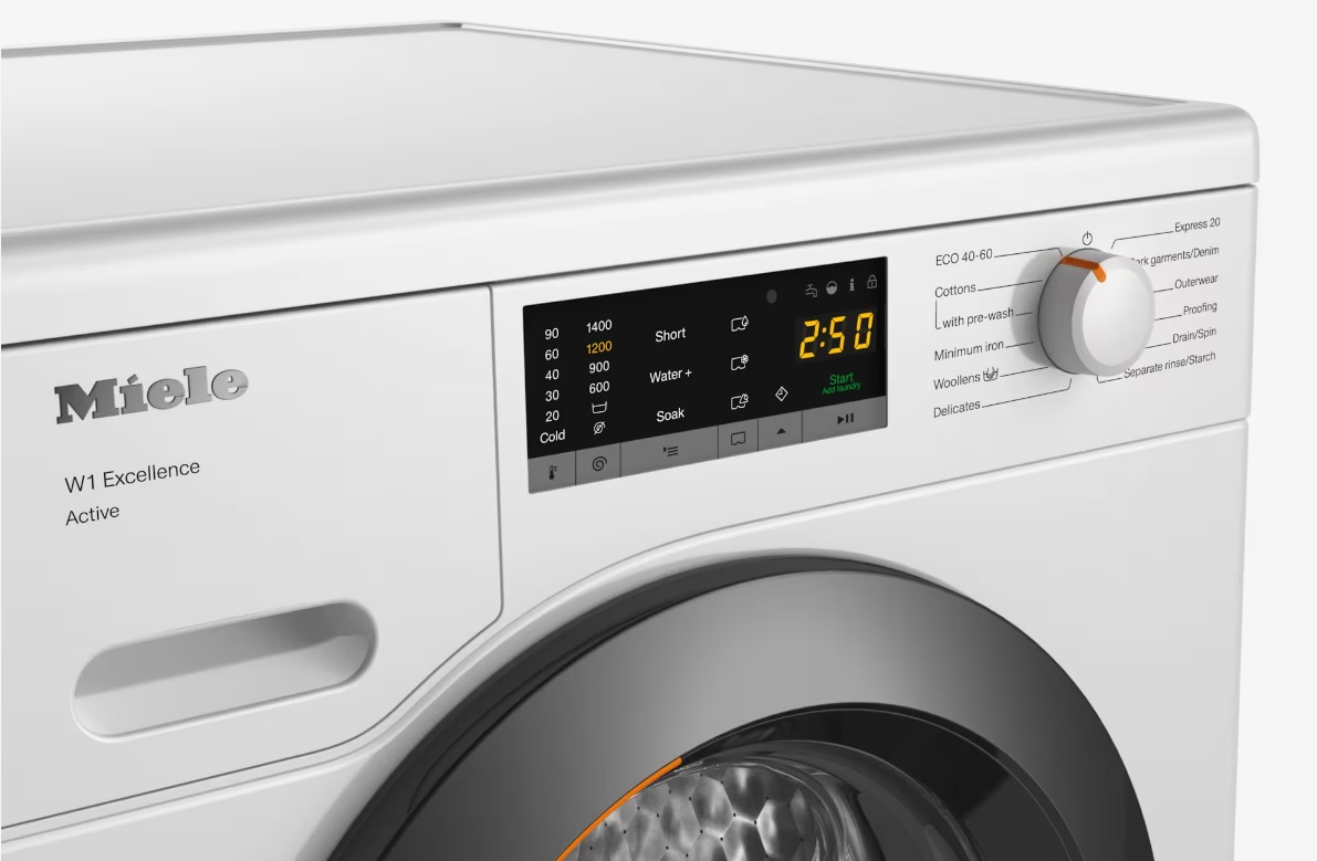 Miele 7Kg 1400 Spin Washing Machine - White | WEA025 - Image 3