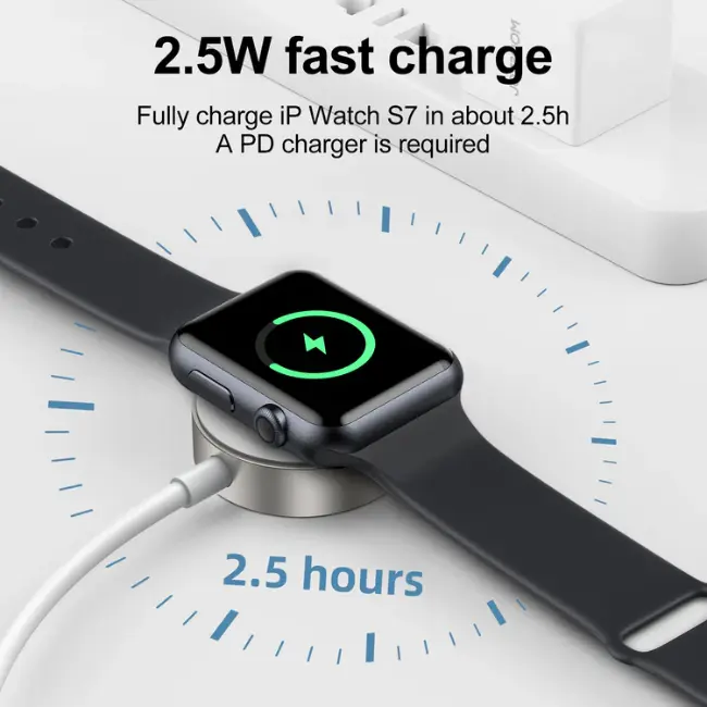 Joyroom Apple Watch Magnetic Charging Cable | Type C | IW004S - Image 2