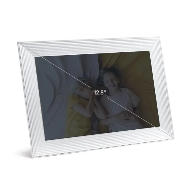 Aura Carver 10" Digital Photo Frame - White Sea Salt | AF905-WHT