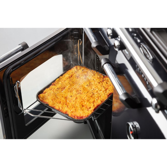 Rangemaster Classic Deluxe 110cm Duel Fuel -  Regal Blue/Chrome | CDL110DFFSB-C - Image 4