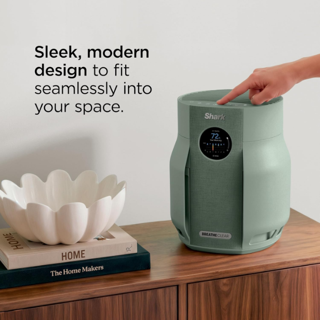 Shark BreatheClear Compact Pro Smart Air Purifier | Charcoal | HP062UKBK - Image 6