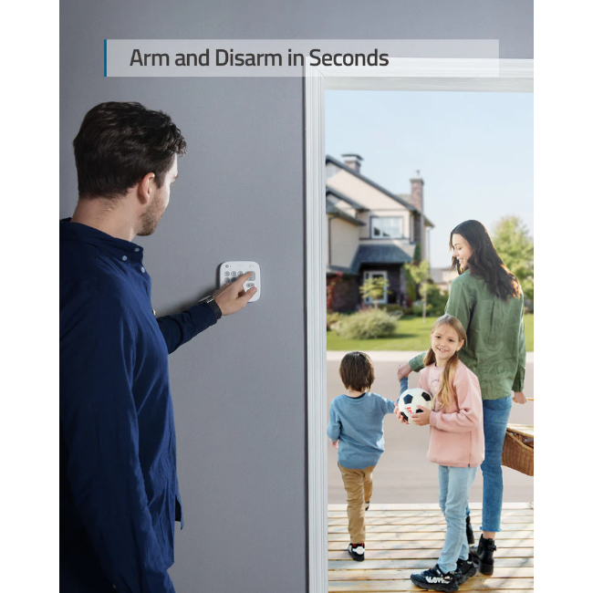 Eufy Security Alarm 5pc Kit - White | T8990321 - Image 2