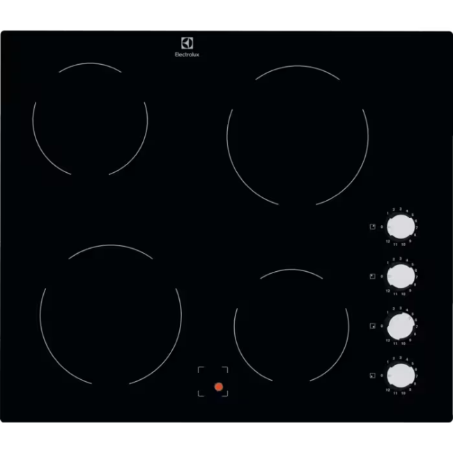 Electrolux 300 Radiant Ceramic Hob 60cm - Black | EHF6140ISK