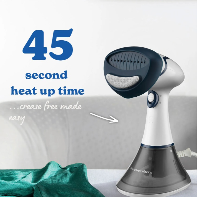 Russell Hobbs Steam Genie Essential Clothes Steamer | White | 25591 - Image 2