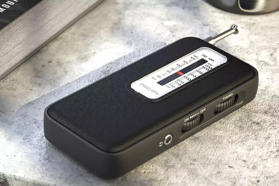 Philips Pocket Radio - Black | TAR1506-00 - Image 4