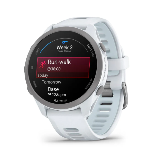 Garmin Forerunner 170 Music - Whitestone with Whitestone/Cloud Blue Band | 010-03920-11 - Image 5