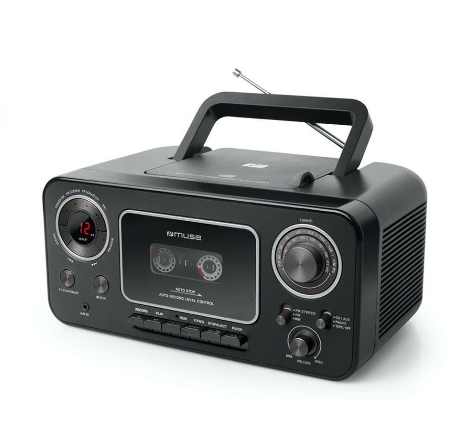 Muse Stereo Radio CD Player | Cassette Recorder | Black | M-182RDC Muse Stereo Radio CD Player | Cassette Recorder | Black | M-182RDC