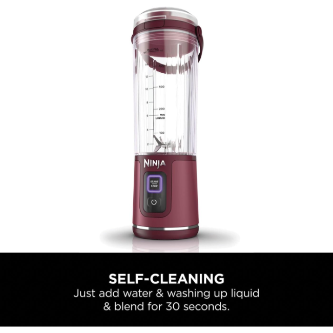 Ninja Blast Cordless Portable Blender | Cranberry | BC151UKCR - Image 6