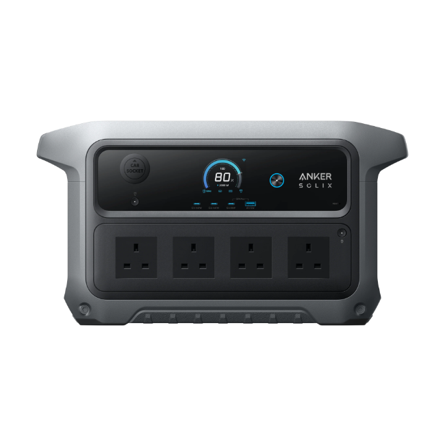 Anker Solix C2000 Gen 2 2048wh/2400w Portable Power Station - Grey | A17832A1