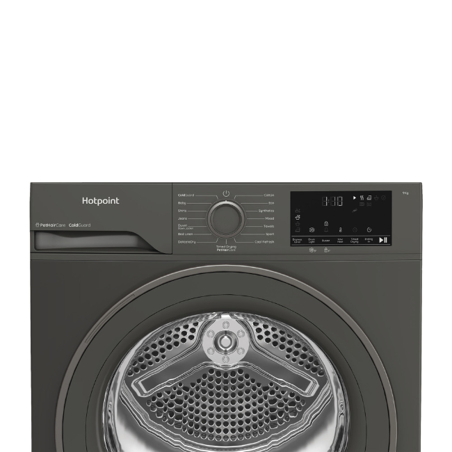 Hotpoint Freestanding Heat Pump Tumble Dryer - Graphite | HHDD90GGIRE - Image 4