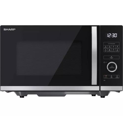 Sharp Solo Flat Bed Microwave 25l | Black & Silver | YC-QS254AU-B